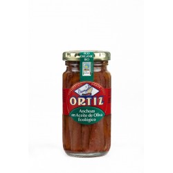 Filets d'anchois à l'huile d'olive Bio Bocal Verre 95g